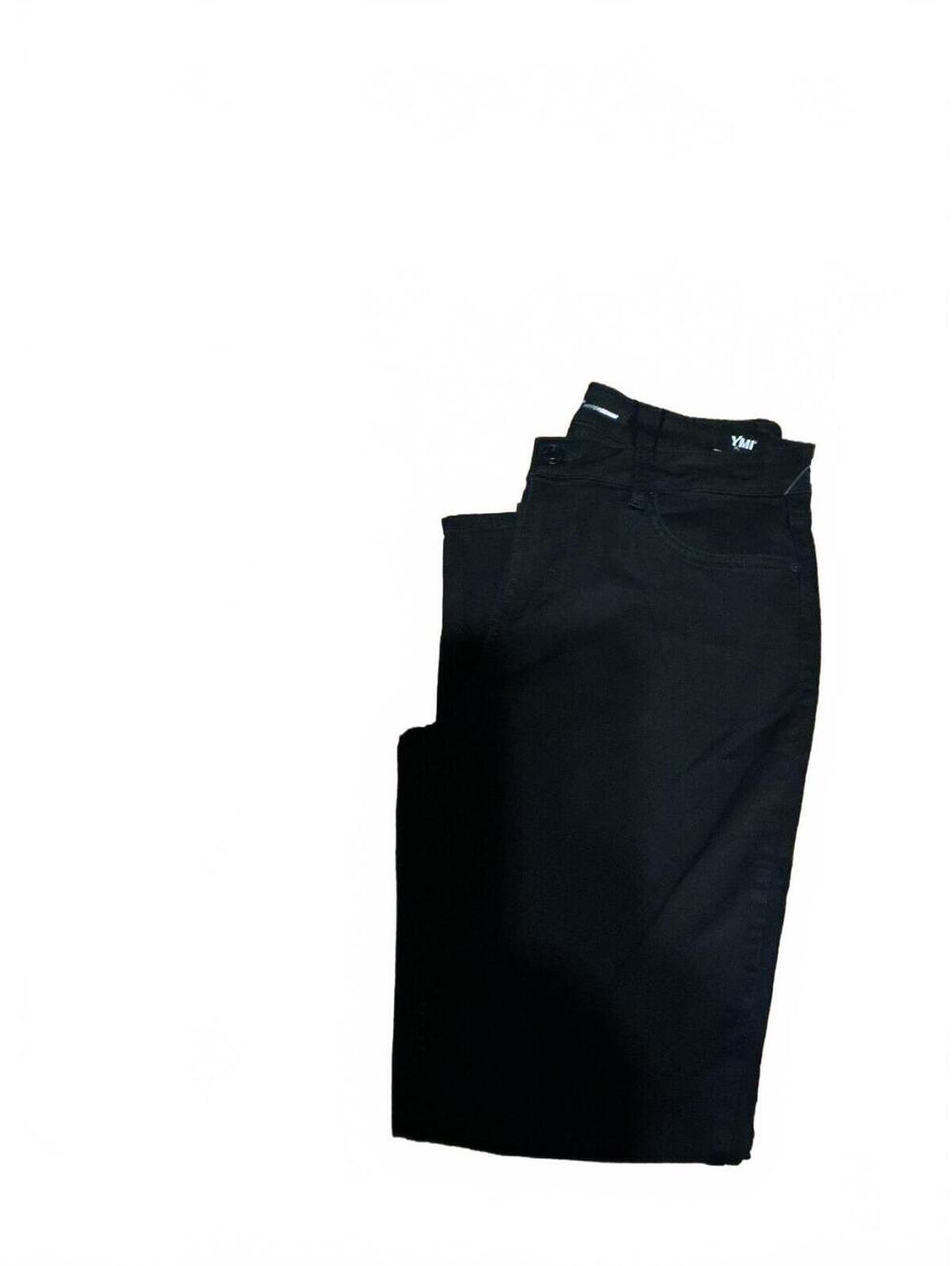 YMI Hyper Denim Mid-Rise Skinny Jeans XL Black